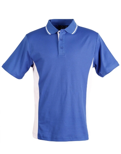 Picture of Winning Spirit, Mens TrueDry Contrast S/S Polo